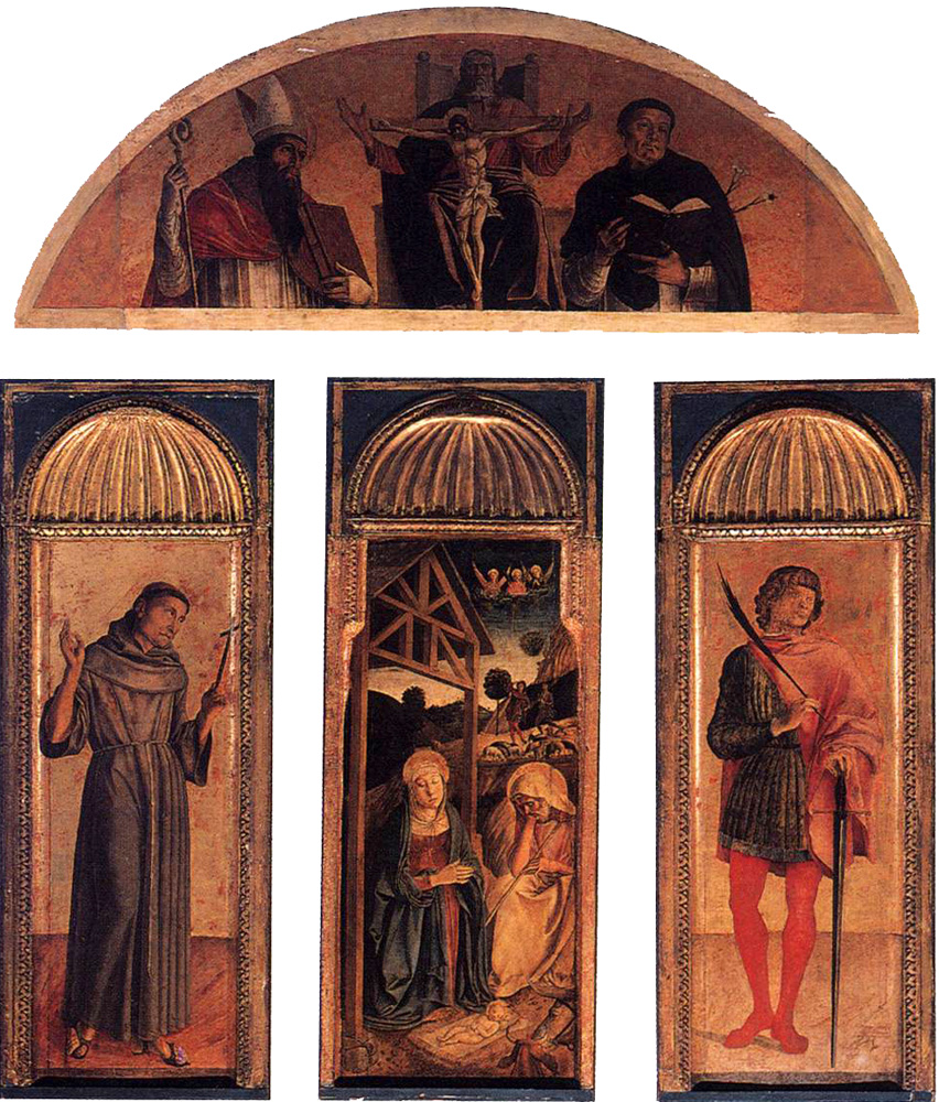 triptych of the nativity